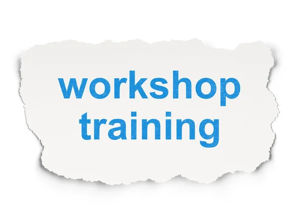 Education concept: Workshop Training on Paper background — Stock Photo, Image