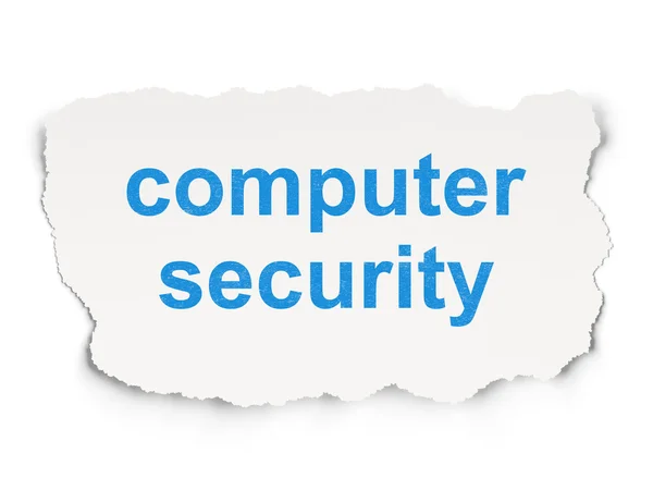 Protection concept: Computer Security on Paper background — Stock Photo, Image