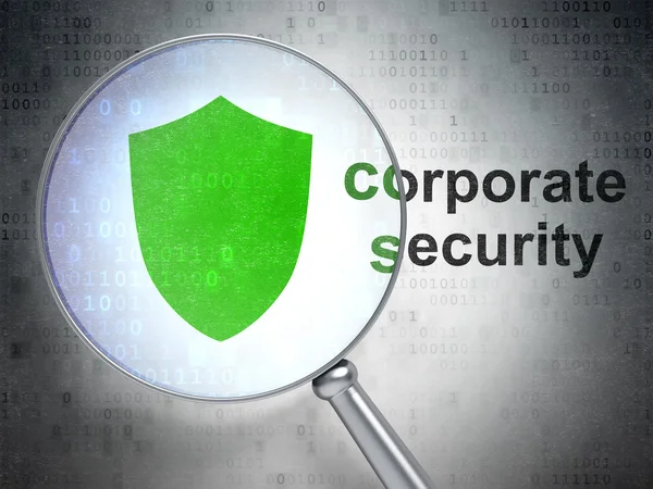 Schutzkonzept: Abschirmung und Unternehmenssicherheit mit optischem G — Stockfoto