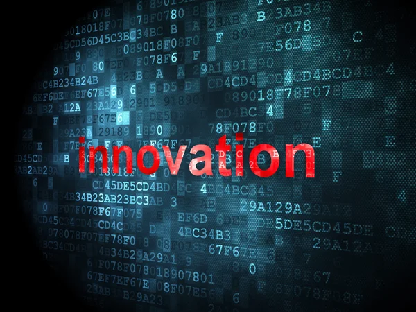 Koncepcja Biznesowa: innowacje na tle cyfrowy — Zdjęcie stockowe