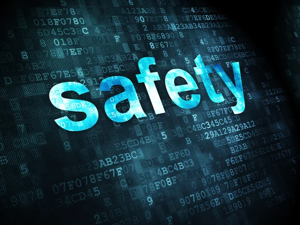 Protection concept: Safety on digital background — Stock Photo, Image