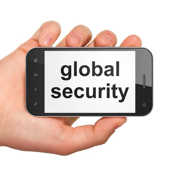 Privacy concept: Global Security on smartphone