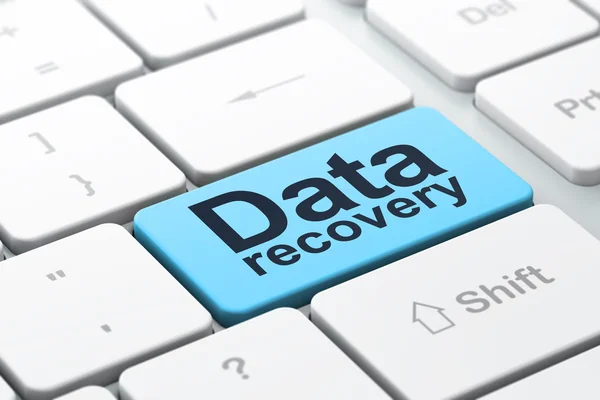 Information concept: Data Recovery on computer keyboard backgrou — Stock Photo, Image