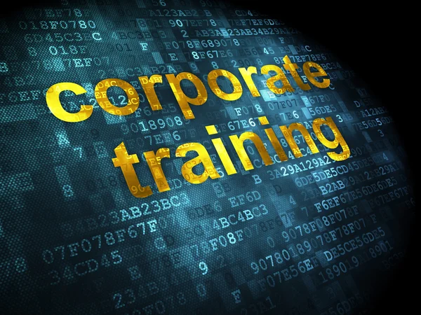 Education concept: Corporate Training on digital background — Stock Photo, Image