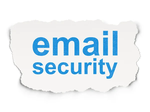 Safety concept: Email Security on Paper background — Stock Photo, Image