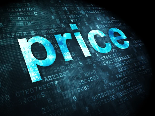 Marketing concept: Price on digital background — Stock Photo, Image