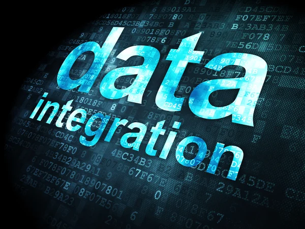 Information concept: Data Integration on digital background — Stock Photo, Image