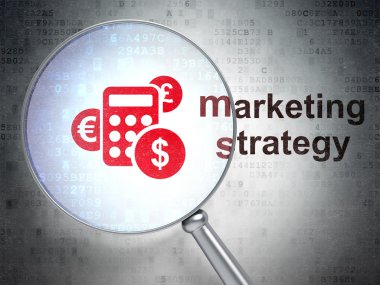 Pazarlama kavramı: hesap makinesi ve pazarlama stratejisi ile optica
