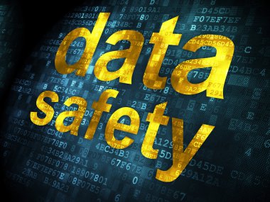 Bilgi kavramı: veri güvenliği dijital arka plan üzerinde