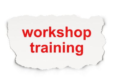 Eğitim kavramı: Kağıt arka plan atölye Eğitim