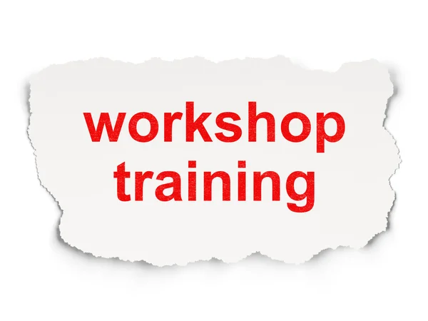 Education concept: Workshop Training on Paper background — Stock Photo, Image