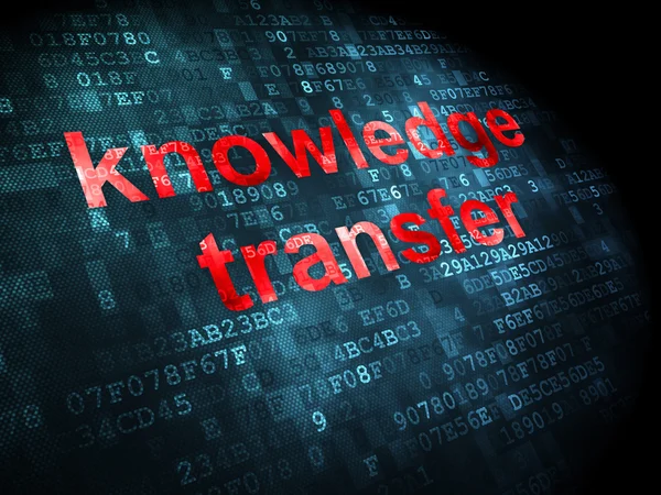 Education concept: Knowledge Transfer on digital background — Stock Photo, Image