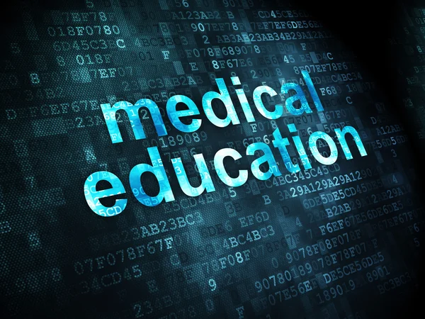 Concepto de educación: Educación médica en el contexto digital —  Fotos de Stock