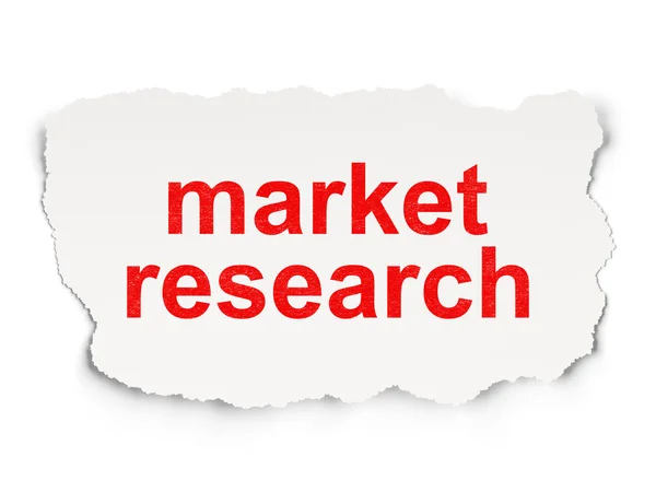 Conceito de marketing: Market Research on Paper background — Fotografia de Stock