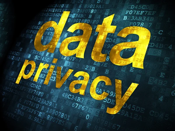 Safety concept: Data Privacy on digital background — Stock Photo, Image