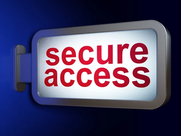 Security concept: Secure Access on billboard background — Stock Photo, Image