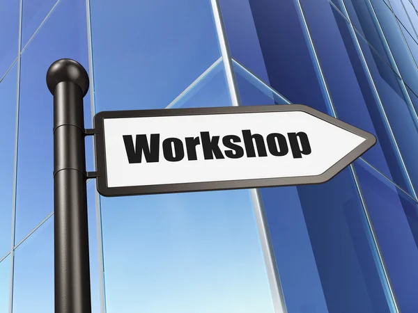 Onderwijs concept: Workshop op het opbouwen van achtergrond — Stockfoto