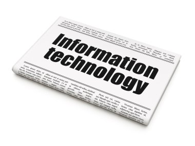 Bilgi haber kavramı: gazete başlığı bilgi Technol