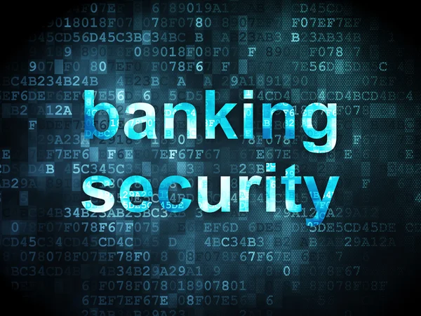 Security concept: Banking Security on digital background — Stock Photo, Image