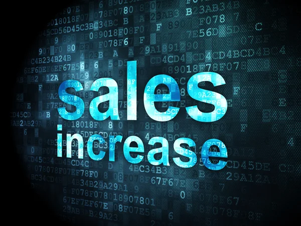 Advertising concept: Sales Increase on digital background — Stock Photo, Image