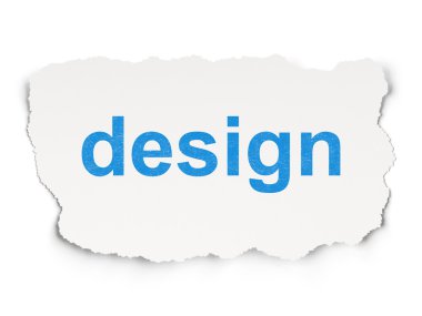 Reklam kavramı: Kağıt arka plan tasarımı