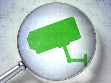 Gizlilik kavramı: Cctv kamera ile dijital arka optik cam