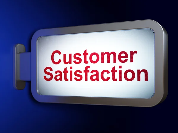 Advertising concept: Customer Satisfaction on billboard backgrou — Stock Photo, Image