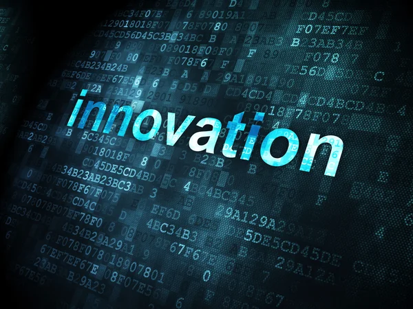 Koncepcja finansowania: innowacje na tle cyfrowy — Zdjęcie stockowe