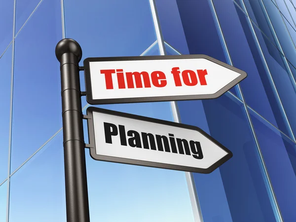Tidslinjen koncept: tid för planering på att bygga bakgrund — Stockfoto