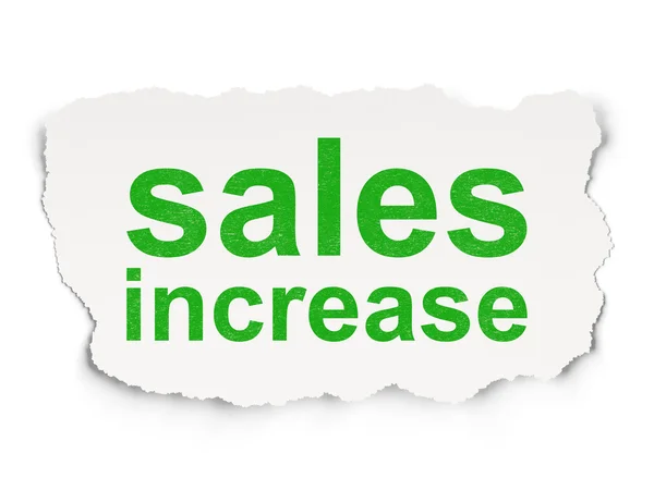 Marketing concept: Sales Increase on Paper background — Stock Photo, Image