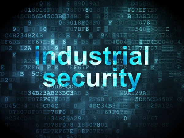 Bescherming concept: industriële veiligheid op digitale achtergrond — Stockfoto