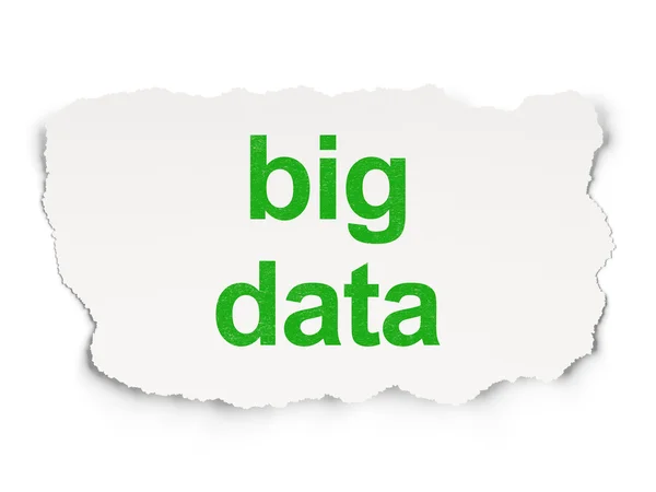 Information koncept: Big Data på papper bakgrund — Stockfoto
