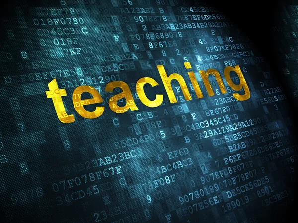 Education concept: Teaching on digital background — Stock Photo, Image