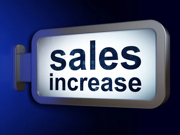 Marketing concept: Sales Increase on billboard background — Stock Photo, Image