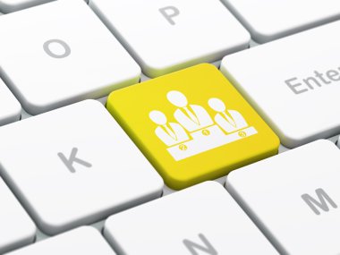 Hukuk kavramı: bilgisayar klavye arka plan iş takım