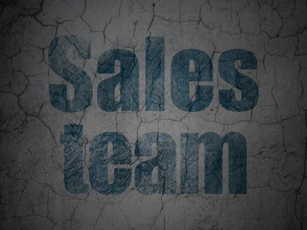 Reklamkoncept: Sales Team på grunge vägg bakgrund — Stockfoto