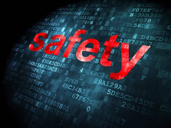Protection concept: Safety on digital background — Stock Photo, Image