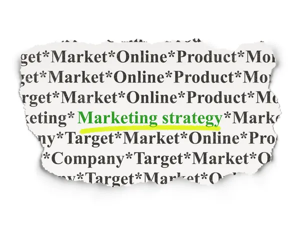 Koncepcja marketingu: marketing strategii na tło — Stok fotoğraf