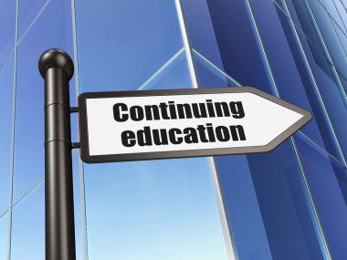 Eğitim kavramı: arka bina üzerinde sürekli eğitim
