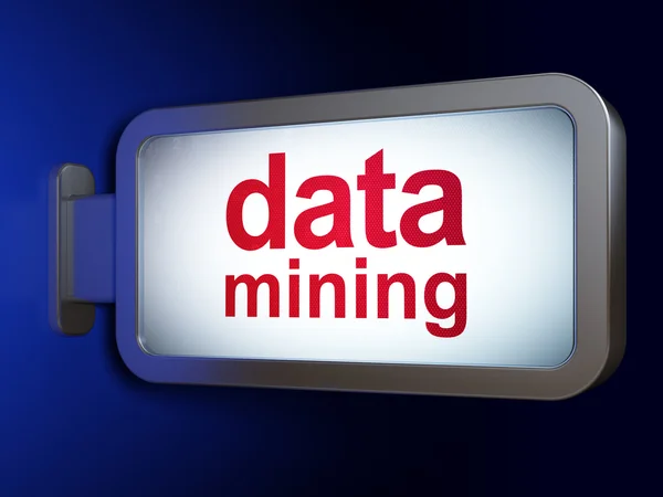 Datenkonzept: Data Mining auf Plakatwänden — Stockfoto