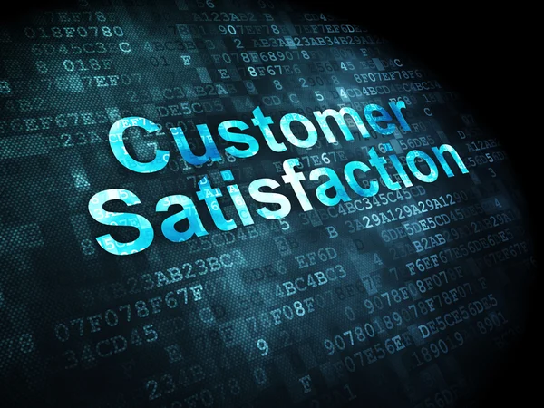 Marketing concept: Customer Satisfaction on digital background — Stock Photo, Image