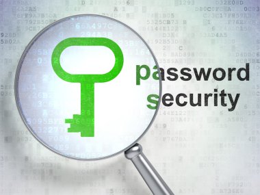 koruma kavramı: optik cam ile anahtar ve şifre güvenliği