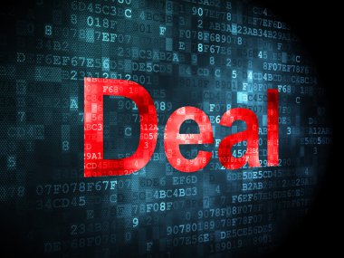 Ekonomi kavramı: dijital arka plan üzerinde anlaşma