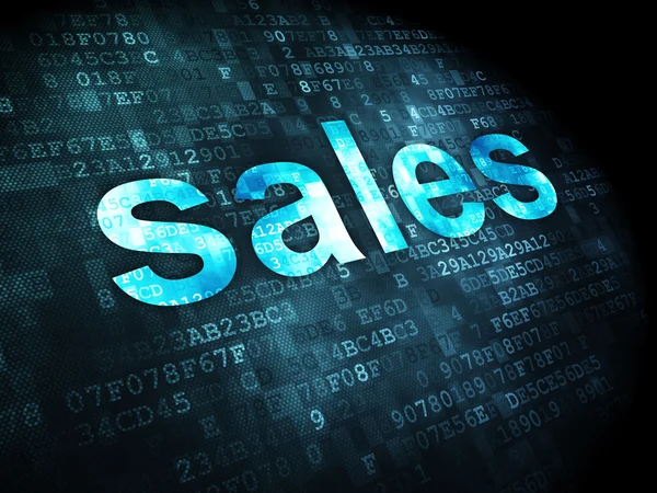 Werbekonzept: Verkauf auf digitalem Hintergrund — Stockfoto