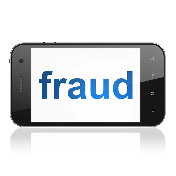 Concept de protection : Fraude sur smartphone — Photo