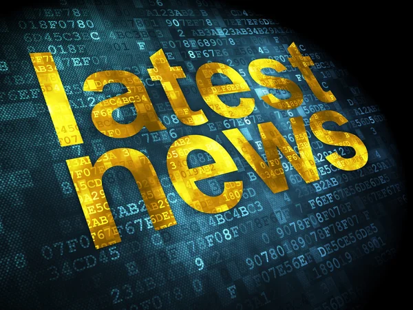 News concept: Latest News on digital background