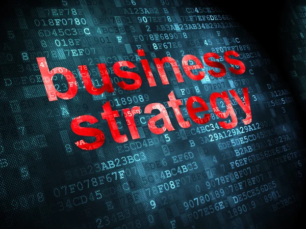 Conceito de financiamento: Estratégia de negócios em contexto digital — Fotografia de Stock