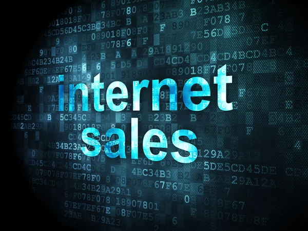 Marketing concept: Internet Sales on digital background — Stock Photo, Image