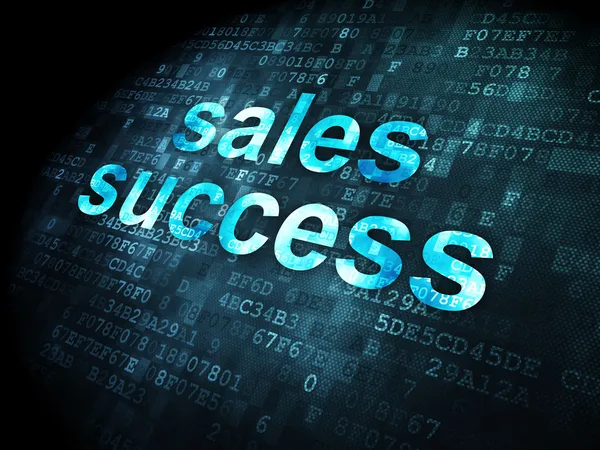 Advertising concept: Sales Success on digital background — Stock Photo, Image