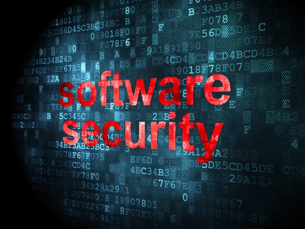 Concepto de privacidad: Software Security on digital background — Foto de Stock